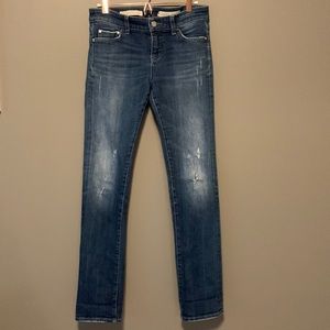 Anthropologie Pilcro and the letterpress Parallel straight leg jeans.  Size 26